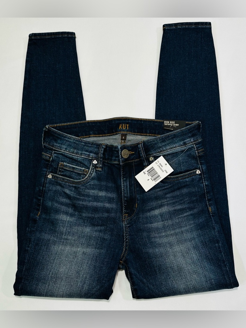 NWT! Kut from the Kloth Bhody Dark Wash Skinny High Rise Jeans. 
Size: 4 - Picture 2 of 9